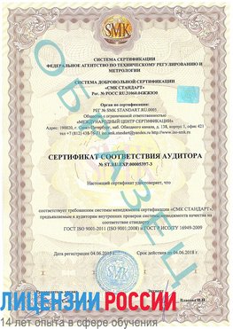 Образец сертификата соответствия аудитора №ST.RU.EXP.00005397-3 Суворов Сертификат ISO/TS 16949